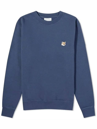 Fox Head Patch Regular Sweatshirt Midnight Blue - MAISON KITSUNE - BALAAN 2