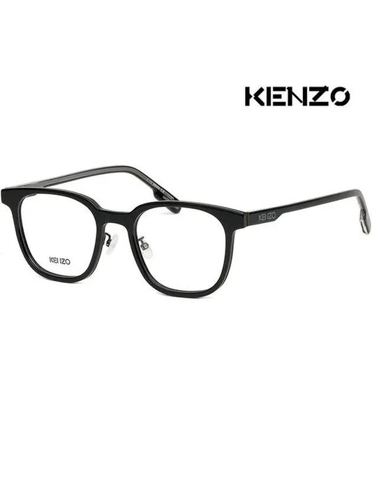 Glasses frame KZ50106F 001 square horn rim Asian fit - KENZO - BALAAN 1