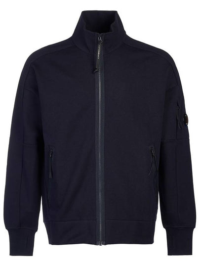 Lens Wappen Zip-Up Jacket Navy - CP COMPANY - BALAAN 2