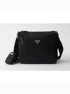 Triangle Logo Re-Nylon Pocket Cross Bag Black - PRADA - BALAAN 2