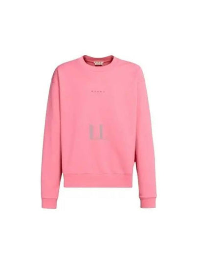 Mini Logo Organic Cotton Sweatshirt Pink - MARNI - BALAAN 2