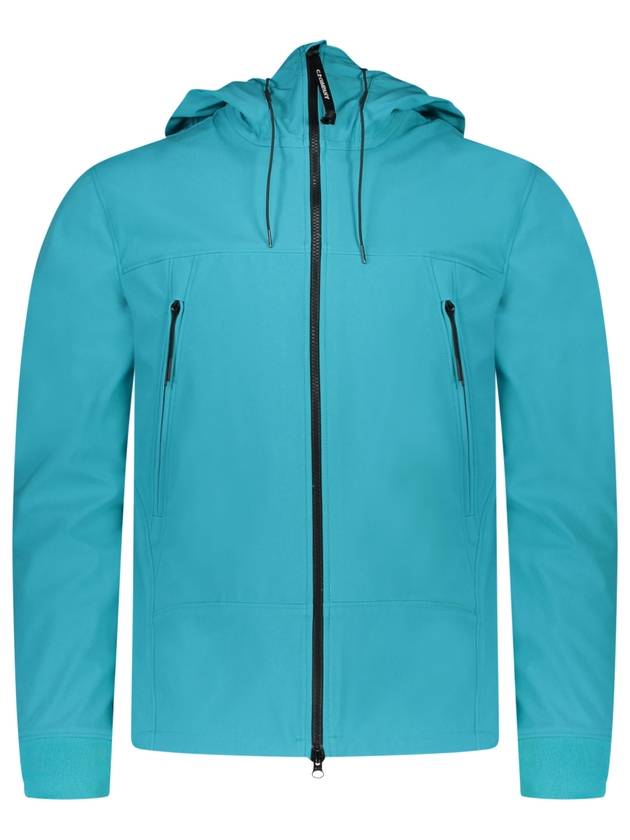 Shell R Goggle Hooded Jacket Blue - CP COMPANY - BALAAN 1