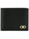 Gancini Half Wallet Black - SALVATORE FERRAGAMO - BALAAN 2