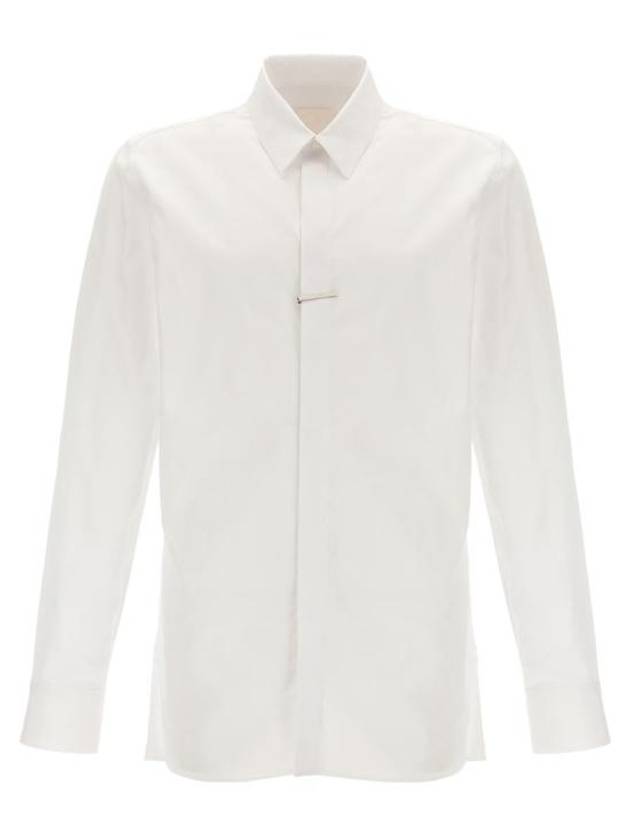 Classic Fit Poplin Long Sleeve Shirt White - GIVENCHY - BALAAN 1