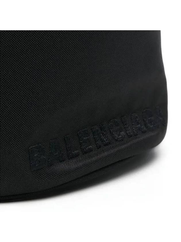 Wheel Drawstring XS Bucket Bag Black - BALENCIAGA - BALAAN.