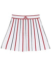 Women's River Knitted Golf Skirt White - J.LINDEBERG - BALAAN 2