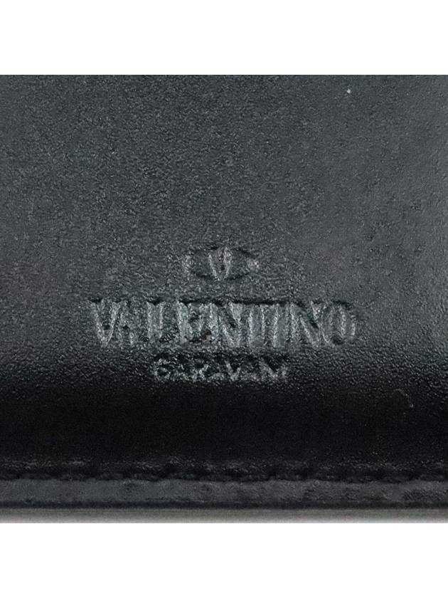 Women s Valentino 1Y2P0448LVN0NI Black Leather VLTN Card Wallet gt business Gangbuk used luxury goods - VALENTINO - BALAAN 7