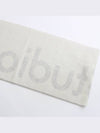 Jacquard Logo Two Tone Wool Muffler White Light Grey - ACNE STUDIOS - BALAAN 6