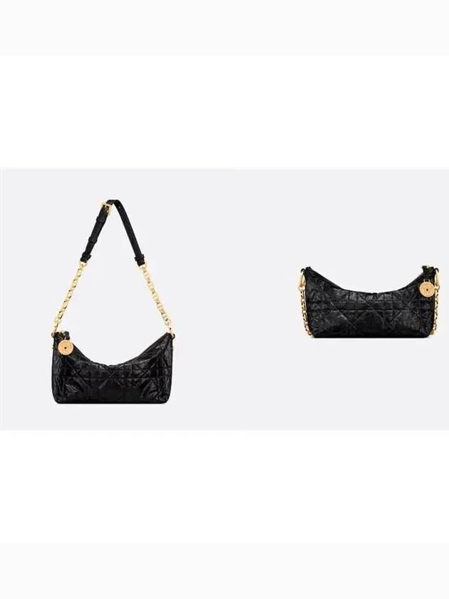 Diorstar Chain Hobo Shoulder Bag Black - DIOR - BALAAN 5