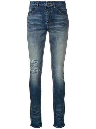 Classic Skinny Denim Pants 527494 YC8774512DARKOLD - SAINT LAURENT - BALAAN 1