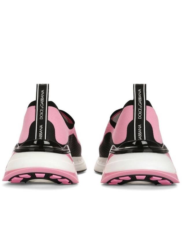 Stretch Mesh Fast Low Top Sneakers Pink - DOLCE&GABBANA - BALAAN 4