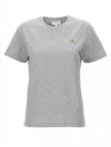 Baby Fox Patch Regular Short Sleeve T-Shirt Grey - MAISON KITSUNE - BALAAN 2