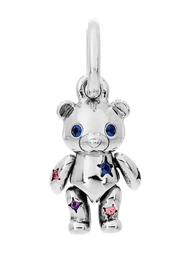 Movable Teddy Bear Dangle Bracelet Charm Silver - PANDORA - BALAAN 4