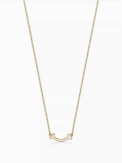 Smile Pendant Necklace Gold - TIFFANY & CO. - BALAAN 2