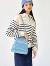 CORDUROY STRING BAG SKY BLUE - MACNI - BALAAN 2