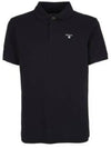 Men's Embroidered Logo Sports Polo Shirt Black - BARBOUR - BALAAN 2