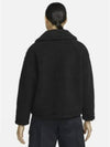 Swoosh Sherpa Full Zip Jacket Black - NIKE - BALAAN 5