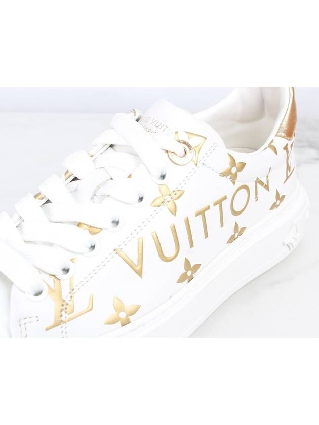 Time Out Gold Initial Sneakers 35 5 225 - LOUIS VUITTON - BALAAN 8