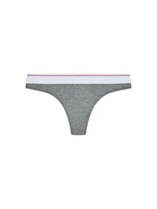 Ribbed logo banding thong dark gray - ALEXANDER WANG - BALAAN 1