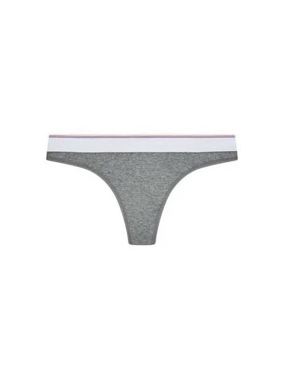 Ribbed logo banding thong dark gray - ALEXANDER WANG - BALAAN 1