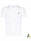 Men's Embroidered Pony Short Sleeve T-Shirt White - POLO RALPH LAUREN - BALAAN 2