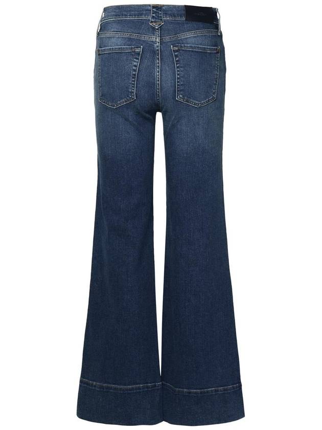 7 For All Mankind Blue Cotton Jeans - 7 FOR ALL MANKIND - BALAAN 3