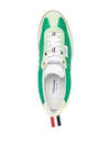 Men's Tech Runner Low Top Sneakers Green - THOM BROWNE - BALAAN 6