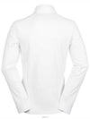 Brushed Back Tech Quarter Zip Long Sleeve T-Shirt White - G/FORE - BALAAN 4