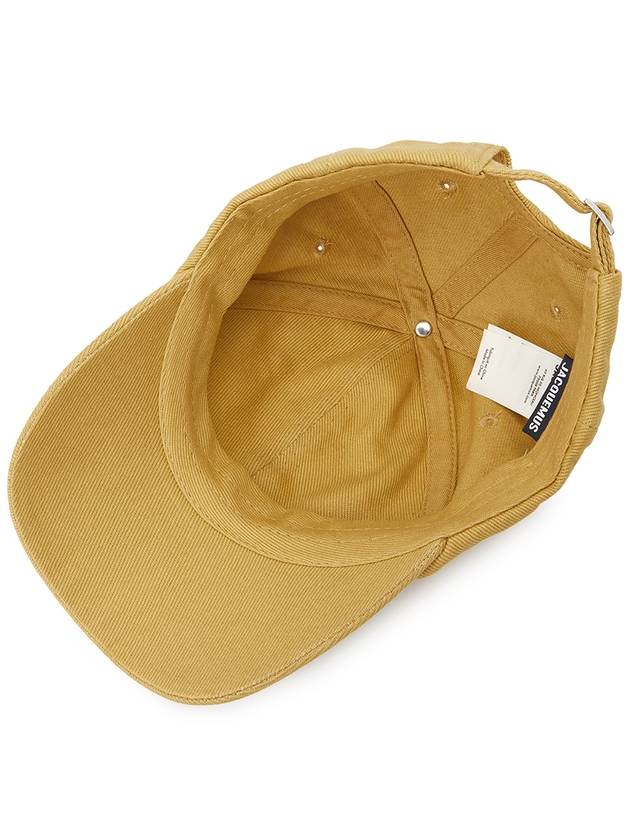 La Casquette Embroidered Logo Ball Cap Beige - JACQUEMUS - BALAAN 6