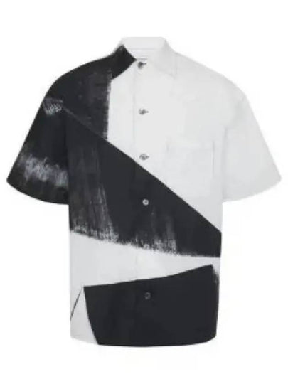 Brush Stoke Vacation Short Sleeve Shirt - ALEXANDER MCQUEEN - BALAAN 2