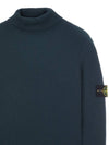 Wappen Patch Wool Turtleneck Green - STONE ISLAND - BALAAN 4