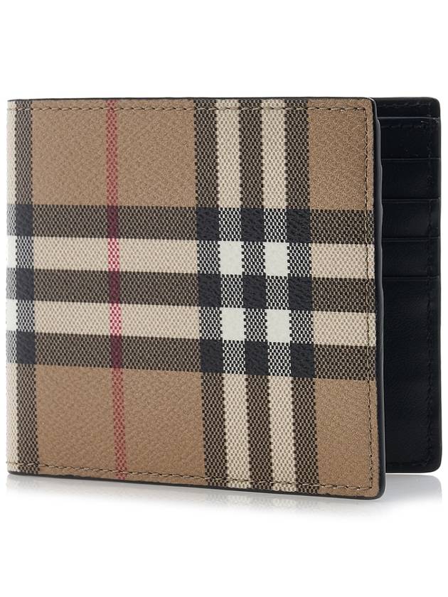 Check Half Wallet Beige - BURBERRY - BALAAN 2