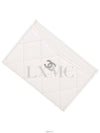 Caviar card wallet white silver AP0213 - CHANEL - BALAAN 9