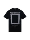 Frame Back Logo Short Sleeve T-Shirt Black - WOOYOUNGMI - BALAAN 1