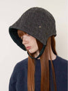 Strap Bonnet Charcoal - BROWN HAT - BALAAN 1