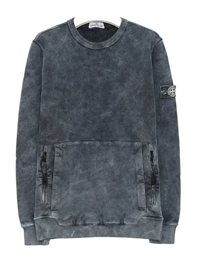 Wappen Vintage Sweatshirt Washing Gray - STONE ISLAND - BALAAN 3