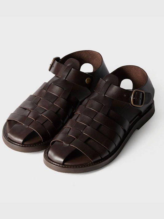 Fisherman Sandals Florence Dark Brown - ANTICHI ROMANI - BALAAN 2