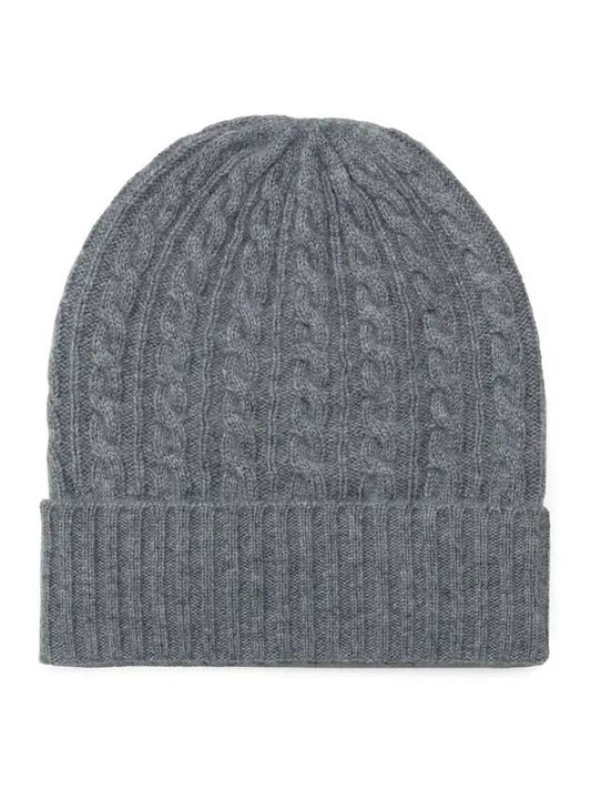 Melange Gray Neutro Cashmere Beanie 008 - MAX MARA - BALAAN 1