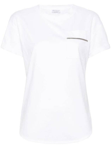 Brunello Cucinelli T-shirts and Polos White - BRUNELLO CUCINELLI - BALAAN 1