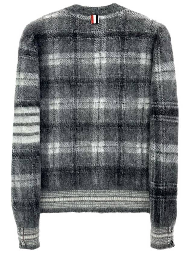 Tartan Mohair Knit MKA487F - THOM BROWNE - BALAAN 2