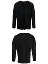 Pleated Button Cardigan Black - ISSEY MIYAKE - BALAAN 5