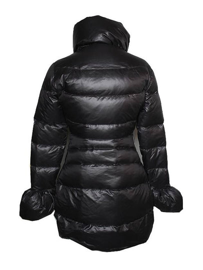 Black goose down padded coat 44 - BLUMARINE - BALAAN 2