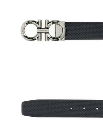 Leather Belt 679939 759032 Free Black Navy - SALVATORE FERRAGAMO - BALAAN 2