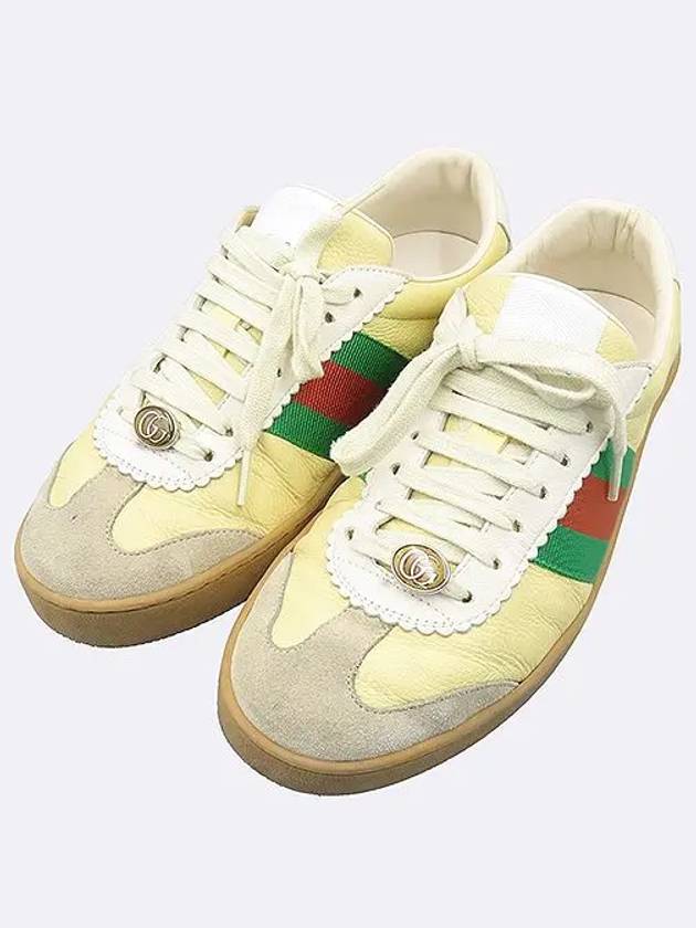 624486 MULTICOLOR STRIPED MEN S SNEAKERS 6 250MM - GUCCI - BALAAN 5