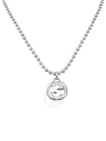 Interlocking G Necklace Silver YBB479217001 - GUCCI - BALAAN 2