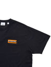 square logo short sleeve t-shirt black - BURBERRY - 5