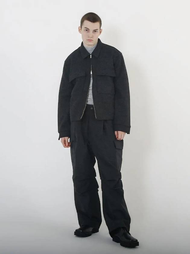 Padding Parachute Cargo Pants Black - CHANCE'S NOI - BALAAN 5