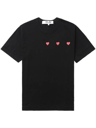 Comme Des Garçons Play Tshirt Logo Print Knit Clothing - COMME DES GARCONS PLAY - BALAAN 1