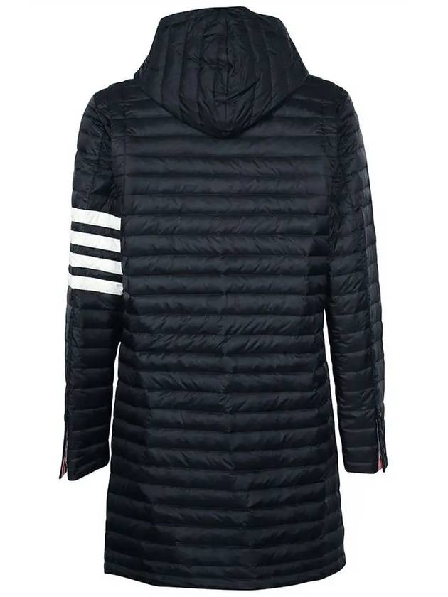 Men's 4 Bar Hooded Padding Navy - THOM BROWNE - BALAAN 3