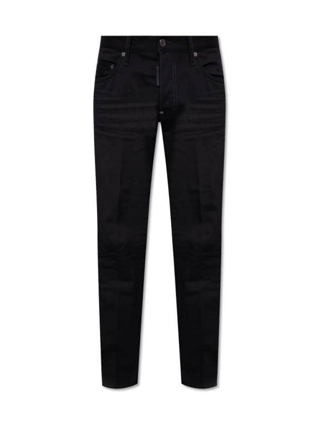 Skater Slim Cut Jeans Black - DSQUARED2 - BALAAN 2